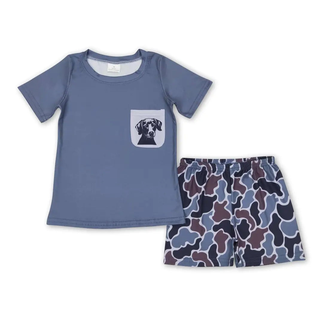 Dog and camo set