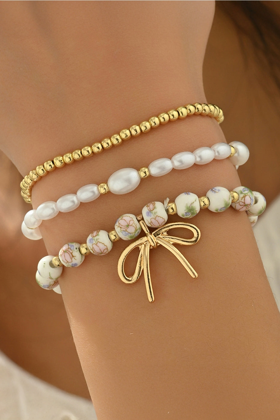 Bow Bracelet Trio